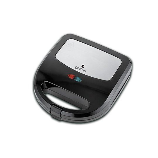 Gratus 750W 3-in-1 Sandwich Maker, Grill & Waffle Maker with Detachable Plates – GSM750UC - Sandwich Maker by Gratus