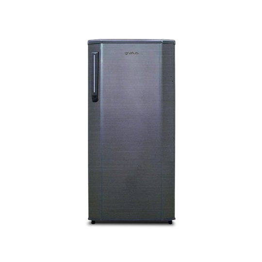 Gratus 190L Direct Cool Single Door Refrigerator Silver with Child Lock – GR-RDC190HIBS