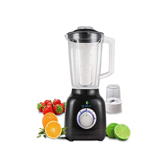 Gratus 350W 2-in-1 Blender with 1.6L Jar & Mill Jar – GBG3502FC