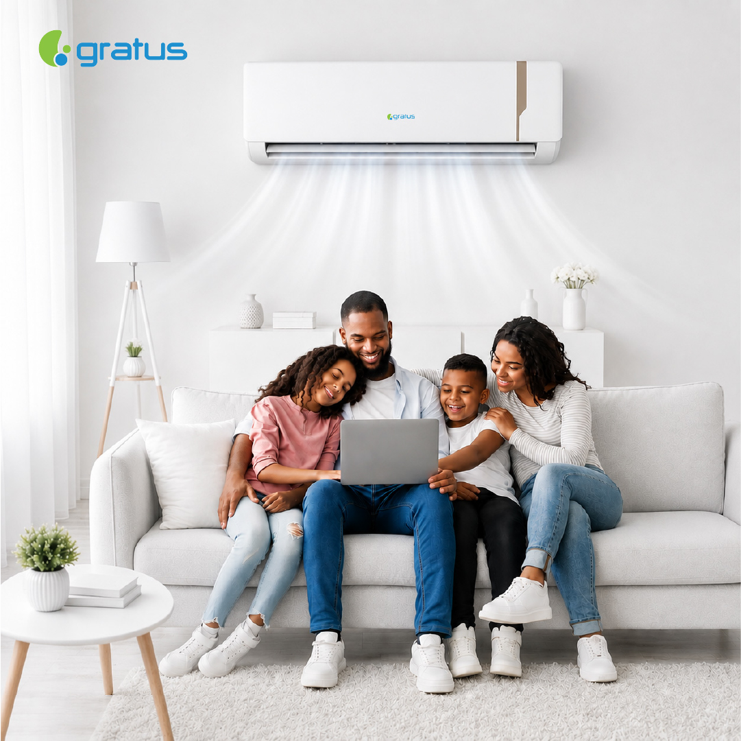 Gratus 2.5 Ton Split Air Conditioner | Heavy-Duty Piston Compressor | R410A Refrigerant | GSAC30TPC image 5