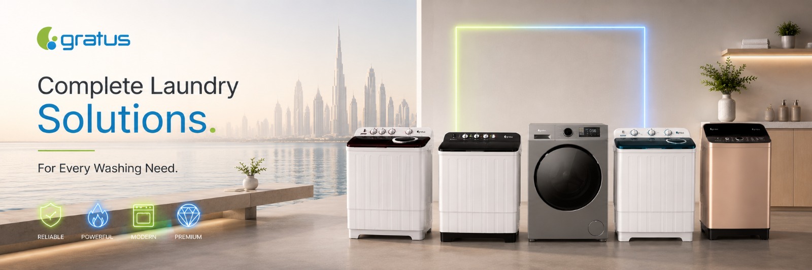 Gratus 7 Kg Top Load Washing Machine, Model- GTW7501KCDX