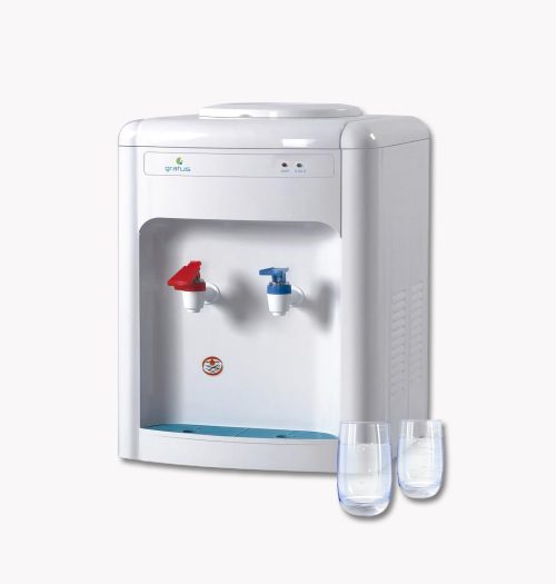 Gratus 2 Tap Hot & Cold Tabletop Water Dispenser, 1 Year Full & 2 Year Compressor Warranty, Model -GWD520ZCTTW